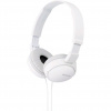 SONY sluchátka náhlavní MDRZX110/ drátová/ 3,5mm jack/ citlivost 98 dB/mW/ bílá MDRZX110W.AE