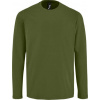SOL´S IMPERIAL LSL / Pánske tričko s dlhým rukávom - dark khaki XL