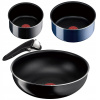 SADA TEFAL INGENIO PANVICA WOK 28CM + 2 HRNCE 16/20 + DRŽIAK GAZ 4 EL.