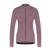 SHIMANO Cyklistický dres s dlhým rukávom zimný - KAEDE THERMAL LONG - fialová L