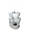 Prosperplast DKN300W Coubi závesný 29,5cm Biela