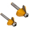 Stopková fréza do dreva, uhol = 45°, priemer 27 mm, stopka 6 mm, XL-TOOLS