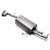 TATechnix športový tlmič výfuku 70x140mm VW New Beetle (1C) - 1.4/1.6/1.8/1.8T/2.0/1.9TDI