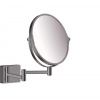 Hansgrohe AddStoris Kozmetické zrkadlo 41791340 kartáčovaný čierny chróm