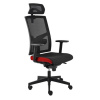 Alba Kancelárska stolička GAME VIP SYN čierno/červená (B8033) + PDH 3D + podrúčky P44