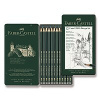 Sada grafitových ceruziek Faber Castell v plechu, 12ks (5B- 5H)