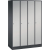 INTRO oceľová šatníková skriňa ,šírka 1220 mm, 4 boxy C+P