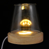 Soľná lampa - Základňa soľnej žiarovky svetelného dreva (Základňa soľnej žiarovky svetelného dreva)