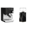 Rancilio Silvia BC, čierna + Eureka Mignon Turbo, BL black