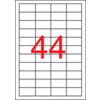 APLI Etikety, univerzálne, 48,5x25,4 mm, odstrániteľné, zaoblené rohy, APLI, 4400 etikiet/bal
