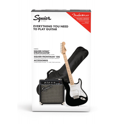 Fender Squier Sonic Stratocaster Pack BLK 10G