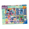 Ravensburger 400-dielne puzzle 2D Stitch 4x100 dielikov detské puzzle (Ravensburger 2D Stitch puzzle 4x100 dielikov)