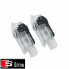 Projektor LED audi logo audi na dvere a1 a4 a5 a6 a8 q2 q3 q5 q7 tt