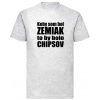 Keby som bol zemiak - Sivá , Pánske , XXL