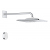 Grohe Rainshower SmartConnect - Hlavová sprcha 310 Cube 9,5 l/min s ramenom a diaľkovým ovládaním, 2 prúdy, chróm 26642000