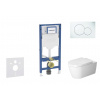 Geberit Duofix Set predstenovej inštalácie, klozetu ME by Starck a dosky softclose, tlačidlo Sigma01, alpská biela SANI11CP3108