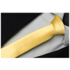 Úzke kravata Greg Slim Fit Microfiber (mikrofáza) žltá (Hladká mikrovlákna úzka kravata 6 cm zlata GS20)
