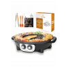 FOOD PARTY Elektrický hrniec Grill 2v1 2200W pre 8 osôb BBQ Fondue