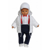 Teplaková súprava - Detský oblek 68 NAVY BLUE, modrá, sivá (Chlapčenský oblek je muškáreň)