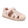 Barefoot dětské sandály Biomecanics - Sauvage Cotton růžové