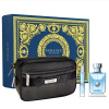 Versace Versace pour Homme Darčeková sada, toaletná voda 100ml + toaletná voda 10ml + kozmetická taška