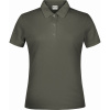 James & Nicholson Polokošile JN 791, krátký rukáv, dámská COT02079167004-dark grey XL Šedá tmavá