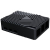 Joy-it RB-AlucaseP5-09 SBC skříň Vhodné pro (vývojové sady): Raspberry Pi® včetně pasivního chladiče černá