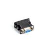 LANBERG adaptér DVI-I (M) (24+5) Dual link na VGA (F), černý AD-0012-BK Lanberg