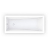 Roth KUBIC NEO SLIM Obdĺžniková akrylátová vaňa 150 x 70 cm, biela, 9300SLM