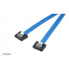 AKASA kabel Super slim SATA3 datový kabel k HDD,SSD a optickým mechanikám, modrý, 50cm AK-CBSA05-50BL