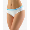 Dámská francouzská tanga GINA Bamboo 04030P bílá dunaj S/M