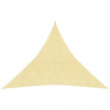 vidaXL Tieniaca plachta 160 g/m² béžová 4,5x4,5x4,5 m HDPE 311150