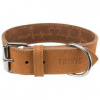 TRIXIE Rustic kožený obojek Heartbeat hnědá L: 47-55cm/40mm