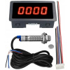 Digitálny LED tachometer Efox B859, 5-9999 ot./min