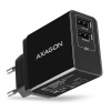 AXAGON ACU-DS16, SMART nabíjačka do siete 16W, 2x port USB-A, 5V/2,2A + 5V/1A ACU-DS16