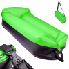 Záhradné lehátko - Lazy Bag Sofa Bed Black and Green Sun Lod 185x70cm (Lazy Bag Sofa Bed Black and Green Sun Lod 185x70cm)