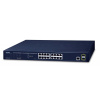 PLANET GS-4210-16T2S sieťový prepínač Riadený L2/L4 Gigabit Ethernet (10/100/1000) 1U Modrá (GS-4210-16T2S)