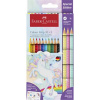 Farebné ceruzky, sada, trojhranné, FABER-CASTELL 