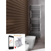 TERMA POLA E CHRÓM elektrický radiátor Bluetooth Rozmery (V x Š): 1580 x 500 mm WLPAL158050KCRO
