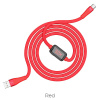 Nabíjací kábel Hoco S4, 1.2m, 3A, Type C Red
