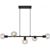 Rabalux Sullivan závesné svietidlo 5x40 W čierna-dymová 3297