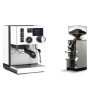 Rancilio Silvia BC PID, white + Eureka Mignon Libra, CR chrome