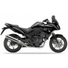 NÁLEPKY NA MOTOCYKEL JUULA PRE HONDA CBF 1000 F 2010-2016 ČIERNA NHA84