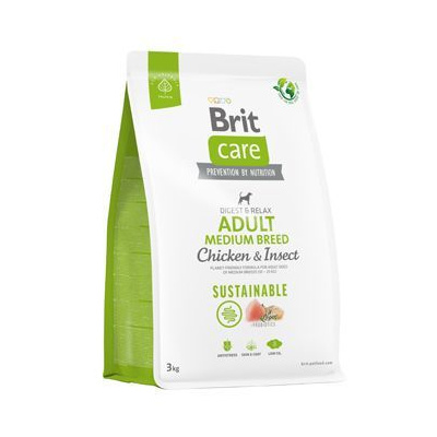 Brit Care Dog Sustainable Adult Medium Breed 3kg