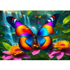 ENJOY Puzzle Motýľ v lese 1000 dielikov