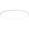 Stropné svietidlo Slim Round Recessed LED 3000K HO s prizmatickým difúzorom ovládanie osvetlenia Dali 44 cm biele