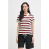 Tommy Hilfiger polo tričko dámske bavlnené s elastanom WW0WW49247 béžová L
