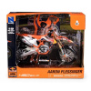 RB KTM 450 SX-F NO.7 AARON PLESSINGER MOTOR MIERKA 1:12 MOTOCYKEL NEW RAY D/C