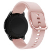 SES Silikónový remienok pre chytré hodinky Samsung Galaxy Watch 6 Classic 43 mm - svetlo ružový 14682