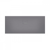 VILLEROY & BOCH Squaro Infinity obdĺžniková sprchová vanička z materiálu Quaryl, dlhou orezanou stranou ku stene, protišmyk (C), 1600 x 750 x 40 mm, Anthracite, UDQ1675SQI2BV-1S